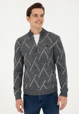 Erkek Lacivert Kazak - 50253084017