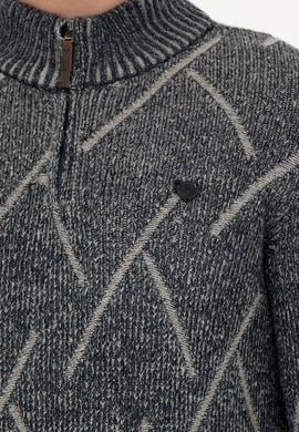 Erkek Lacivert Kazak - 50253084017