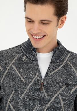 Erkek Lacivert Kazak - 50253084017