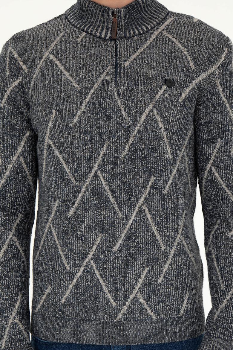 Erkek Lacivert Kazak - 50253084017