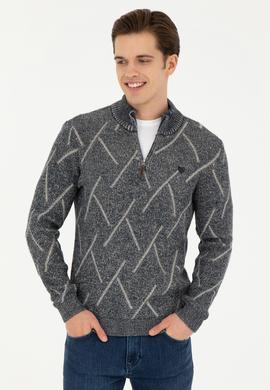 Erkek Lacivert Kazak - 50253084017