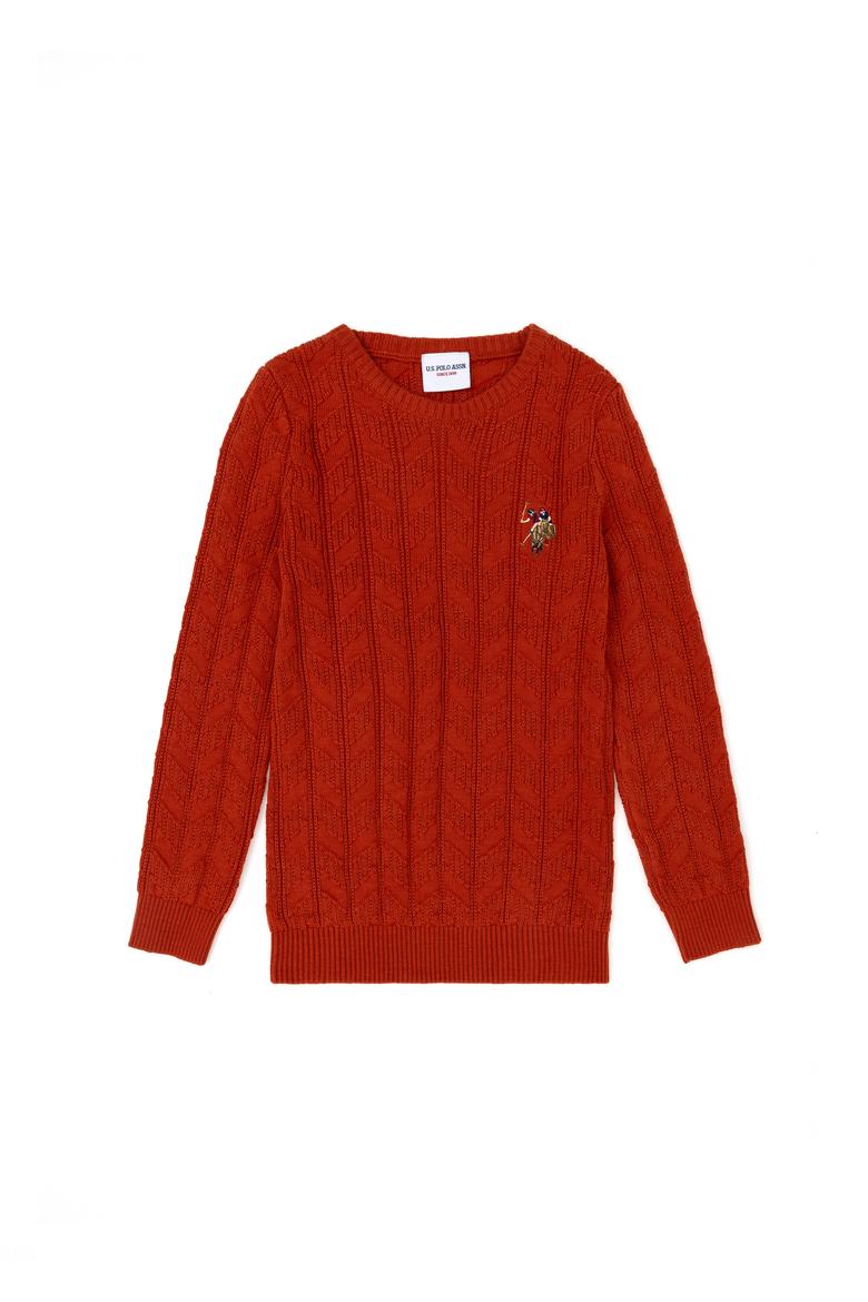 Erkek Çocuk Kiremit Basic Kazak