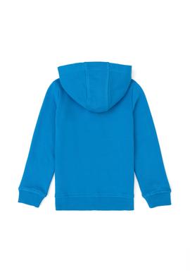 Erkek Çocuk Kobalt Mavi Basic Sweatshirt - 50254533016