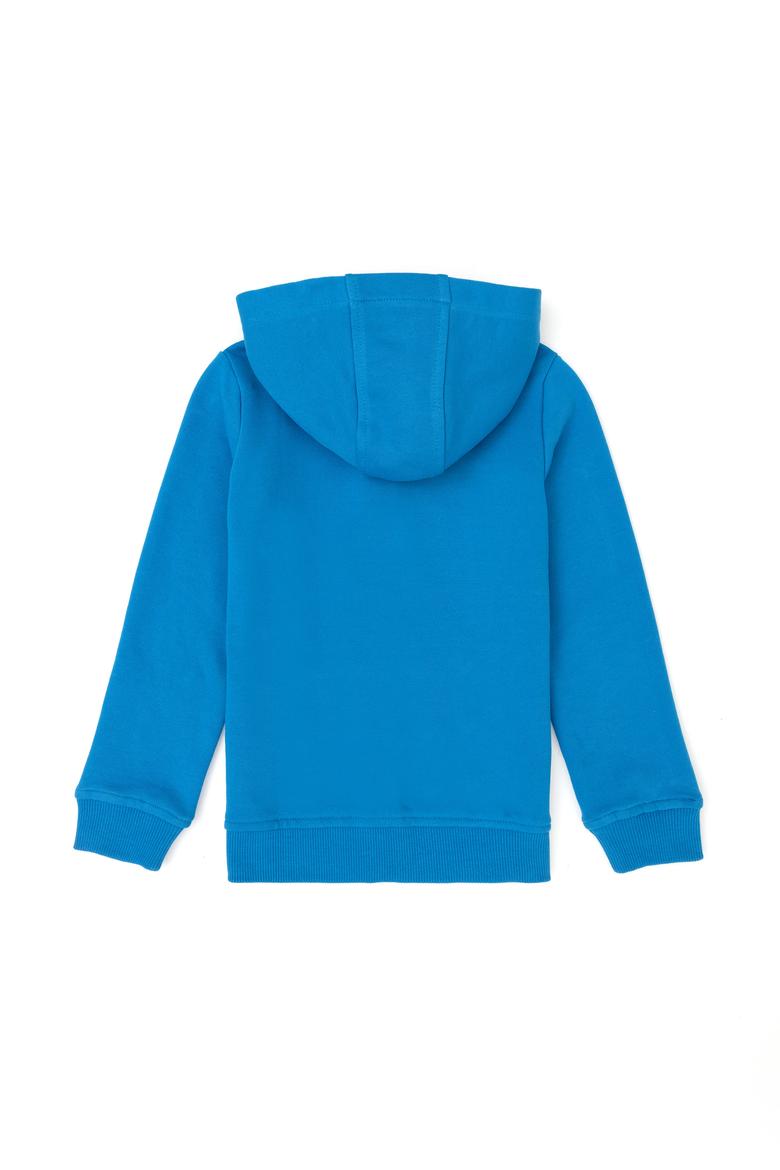 Erkek Çocuk Kobalt Mavi Basic Sweatshirt - 50254533016