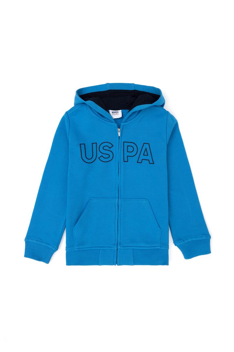 Erkek Çocuk Kobalt Mavi Basic Sweatshirt