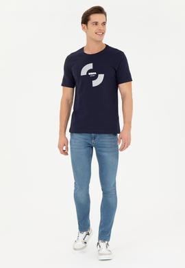 Erkek Lacivert Tişört - 50281501006