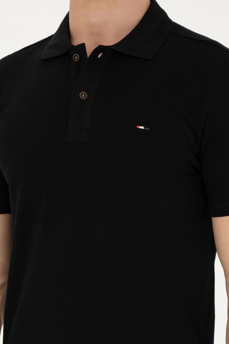 Erkek Siyah Basic Tişört - 50286724038