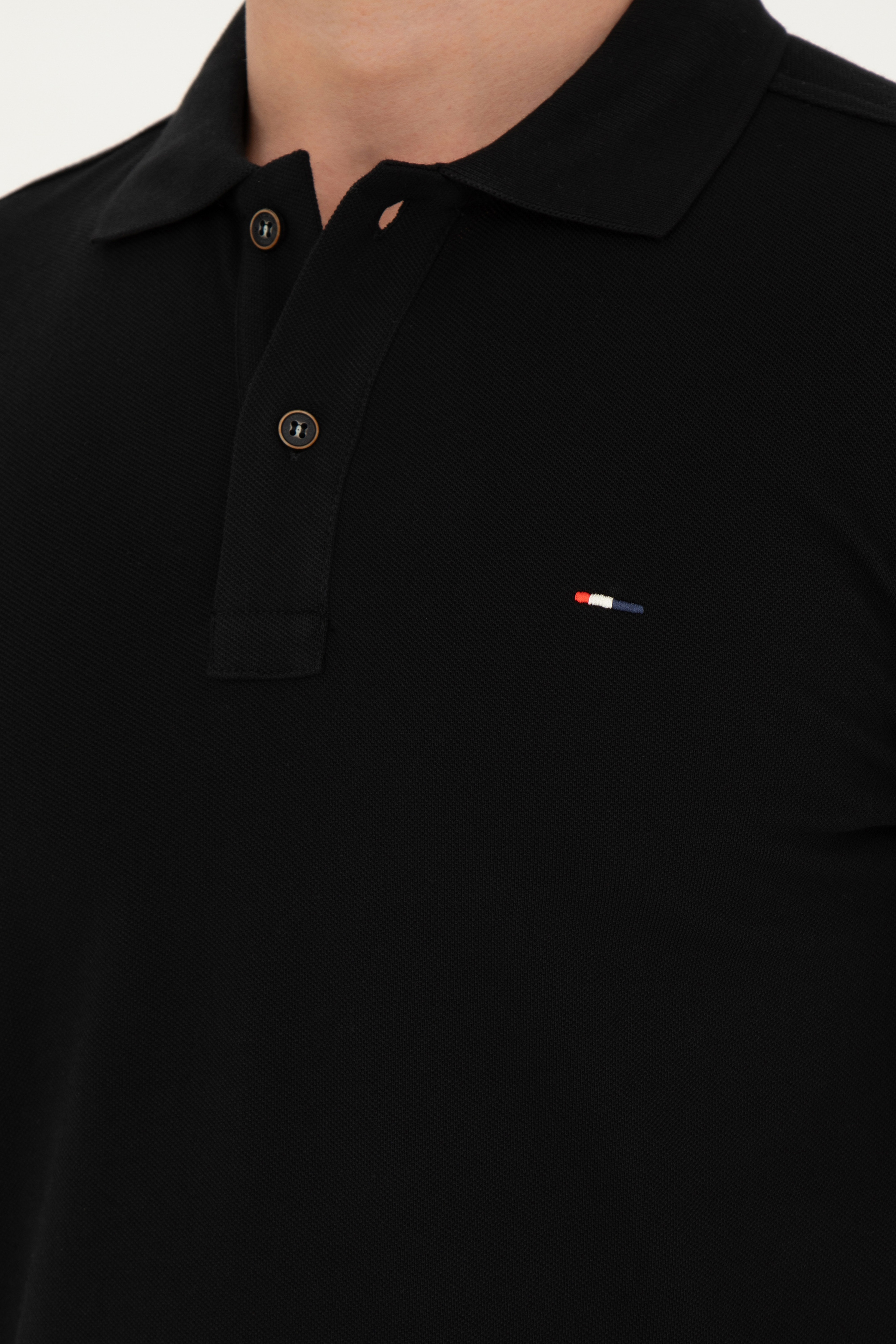 Erkek Siyah Basic Tişört - Image 7
