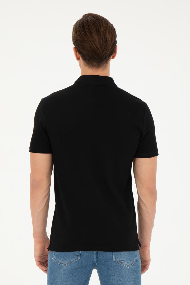 Erkek Siyah Basic Tişört - 50286724038