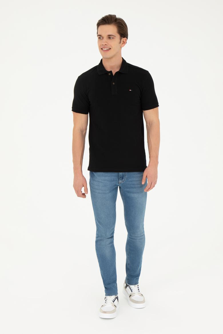 Erkek Siyah Basic Tişört - 50286724038