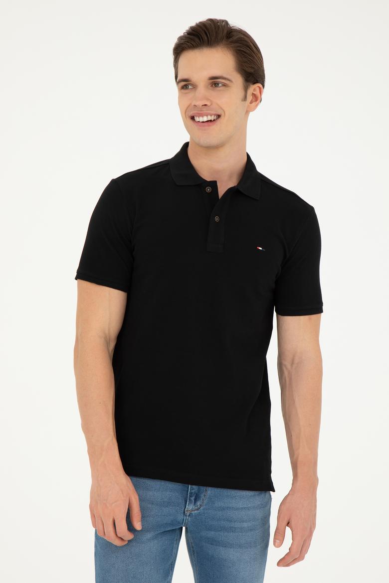 Erkek Siyah Basic Tişört