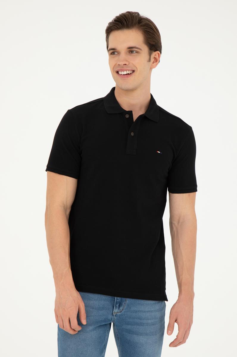 Erkek Siyah Basic Tişört