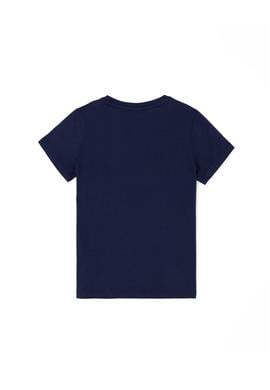 Erkek Çocuk Lacivert Basic Bisiklet Yaka Tişört - 50284813112