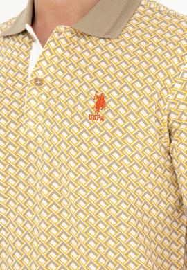 Erkek Regular Fit Polo Yaka Açık Haki Tişört - 50281523001