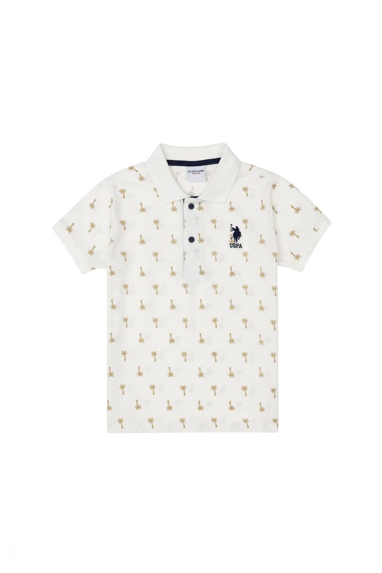 Erkek Çocuk Ekru Polo Yaka Tişört - 50288073014