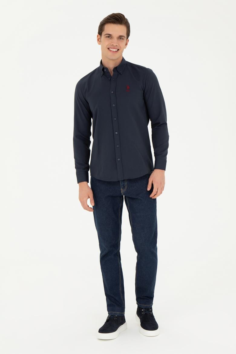 Erkek Koyu Mavi Jean Pantolon - 50266162047