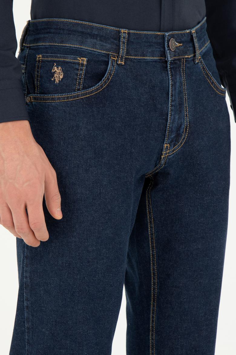 Erkek Koyu Mavi Jean Pantolon - 50266162047