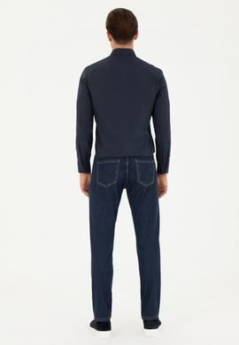 Erkek Koyu Mavi Jean Pantolon - 50266162047