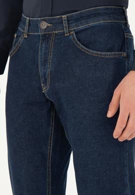Erkek Koyu Mavi Jean Pantolon - 50266162047