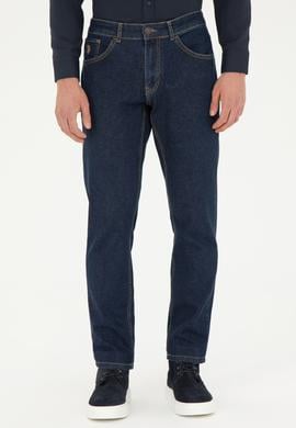 Erkek Koyu Mavi Jean Pantolon - 50266162047