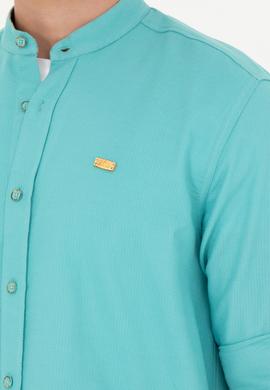 Erkek Mint Uzun Kollu Gömlek - 50263721014