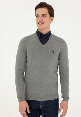 Erkek Gri Melanj Basic Kazak - 50275819014