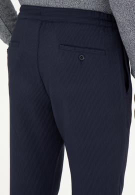 Erkek Lacivert Kanvas Pantolon - 50272361157