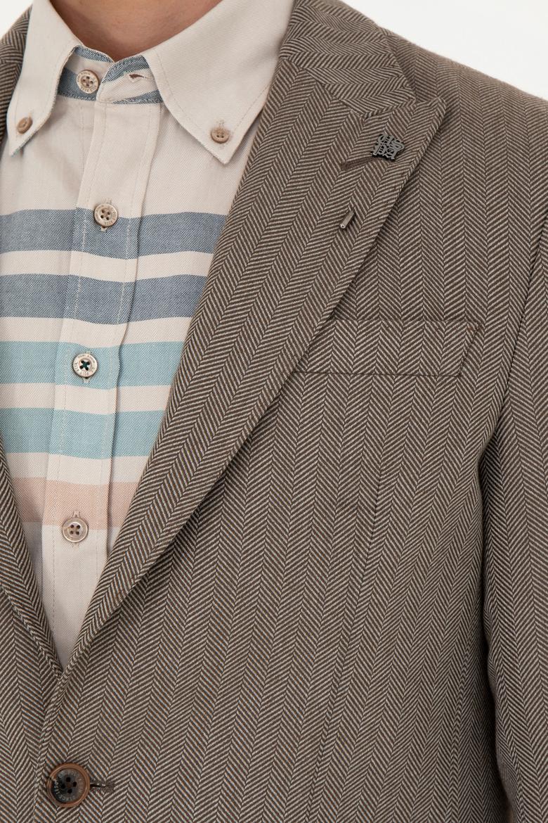 Erkek Kahverengi Ceket - 50273341020