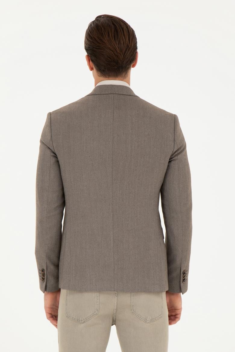 Erkek Kahverengi Ceket - 50273341020