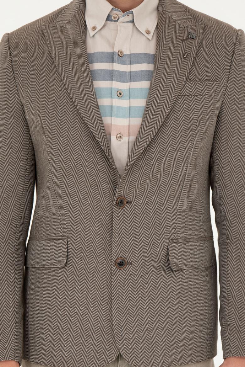 Erkek Kahverengi Ceket - 50273341020