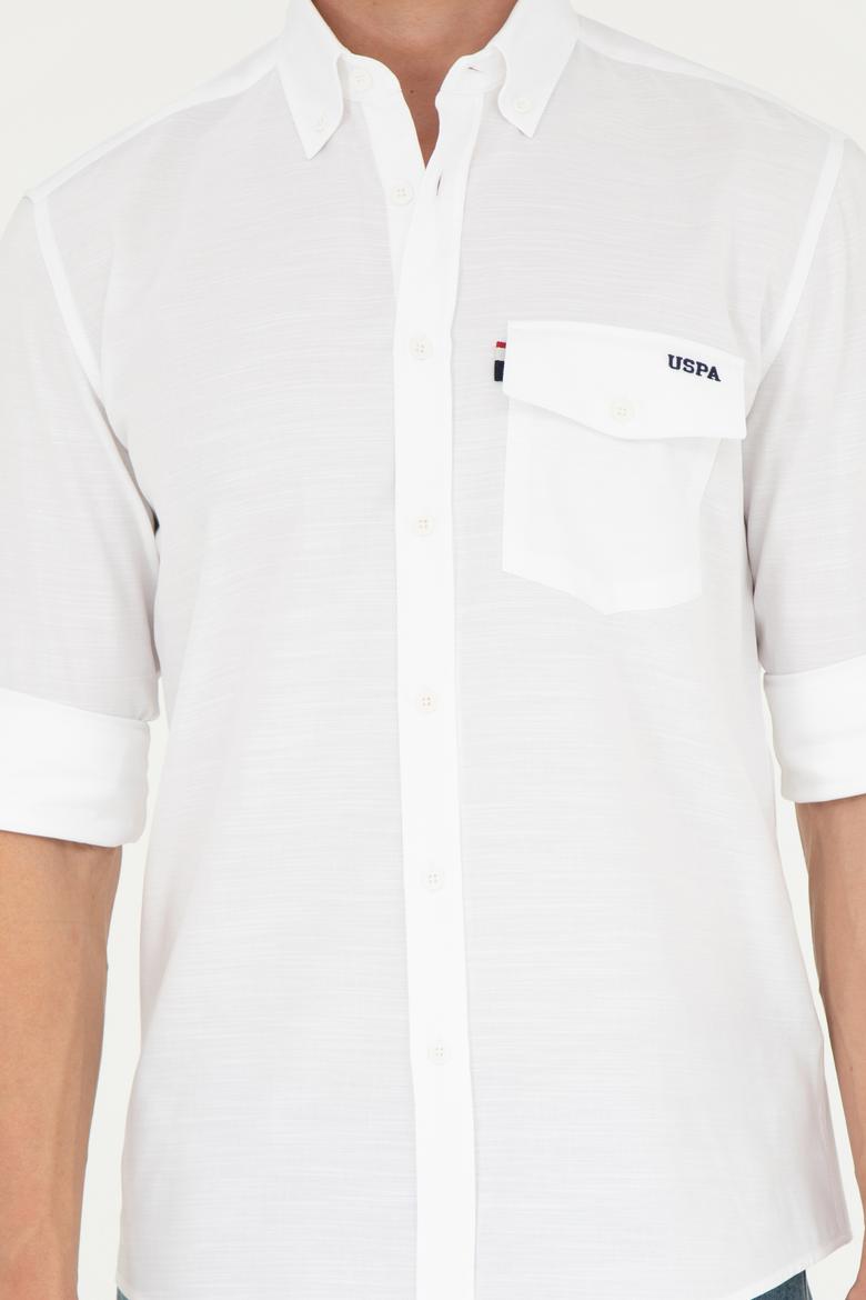 Erkek Beyaz Uzun Kollu Gömlek - 50283364010