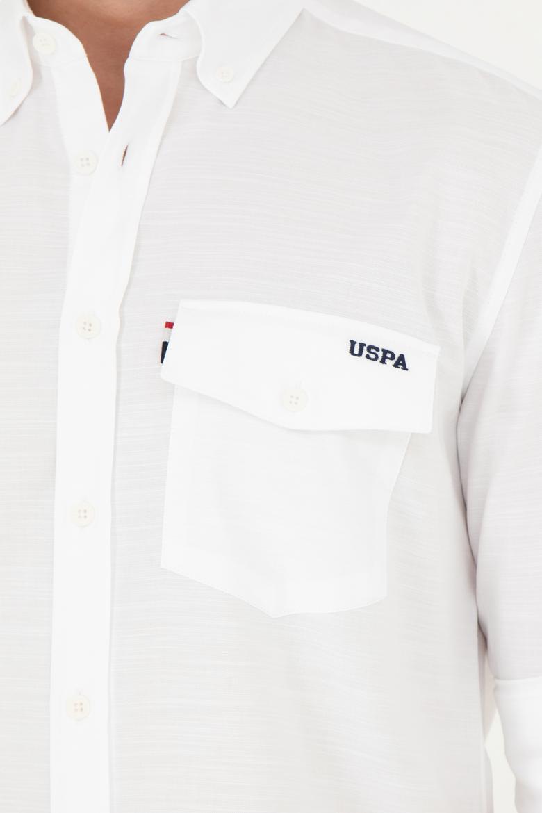 Erkek Beyaz Uzun Kollu Gömlek - 50283364010