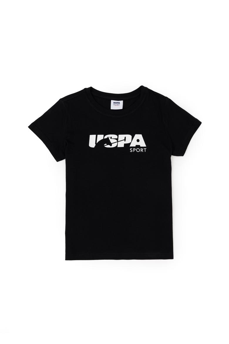 Erkek Çocuk Siyah Bisiklet Yaka Tişört