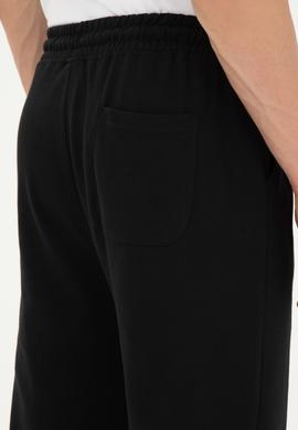 Erkek Siyah Örme Şort - 50279619008