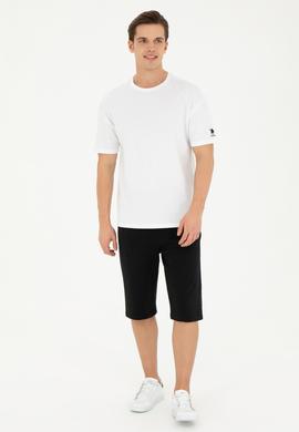 Erkek Siyah Örme Şort - 50279619008