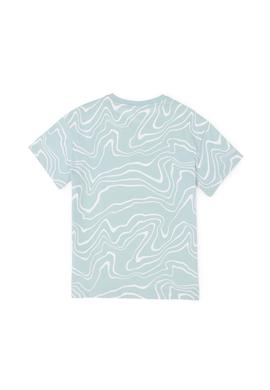 Erkek Çocuk Su Yeşili Bisiklet Yaka Tişört - 50281838038