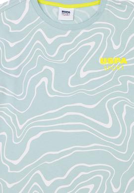 Erkek Çocuk Su Yeşili Bisiklet Yaka Tişört - 50281838038