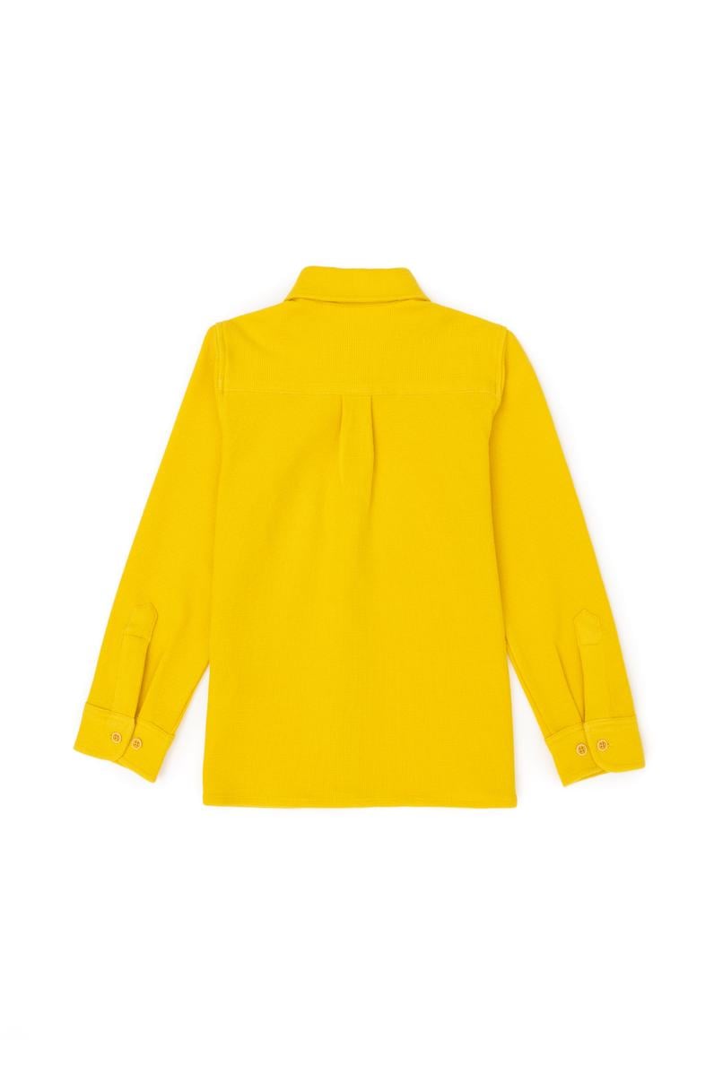 Erkek Çocuk Safran Uzun Kollu Gömlek