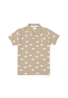 Erkek Çocuk Açık Haki Polo Yaka Tişört - 50281522002