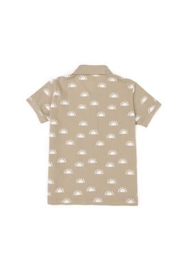 Erkek Çocuk Açık Haki Polo Yaka Tişört - 50281522002