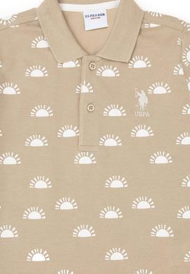 Erkek Çocuk Açık Haki Polo Yaka Tişört - 50281522002