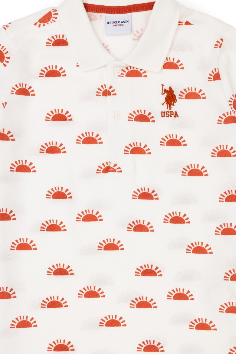 Erkek Çocuk Ekru Polo Yaka Tişört - 50281522018