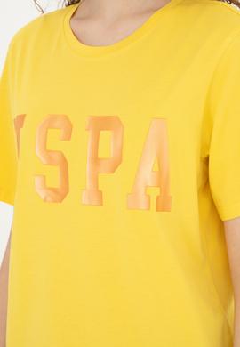 Kadın Sarı Basic Tişört - 50262658110