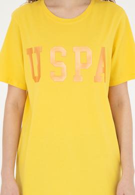 Kadın Sarı Basic Tişört - 50262658110