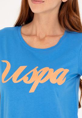 Kadın Saks Bisiklet Yaka Tişört - 50265676044