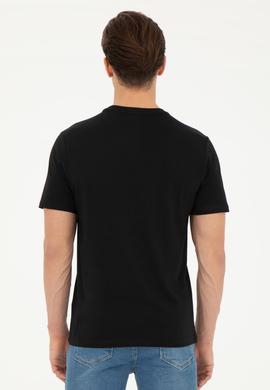 Erkek Siyah Basic Tişört - 50284632091