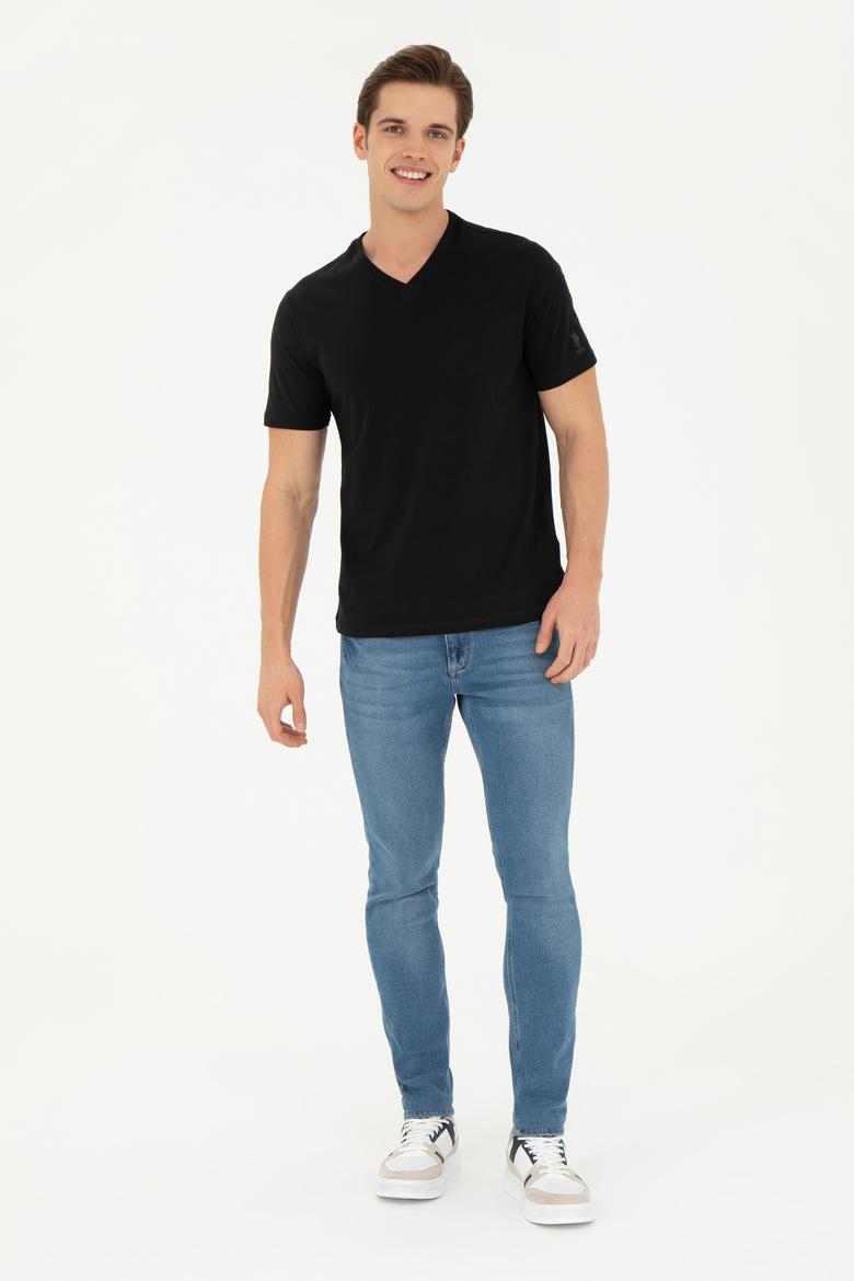 Erkek Siyah Basic Tişört - 50284632091