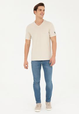 Erkek Taş Basic Tişört - 50284632106