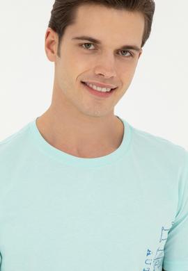 Erkek Nil Bisiklet Yaka Tişört - 50263395033