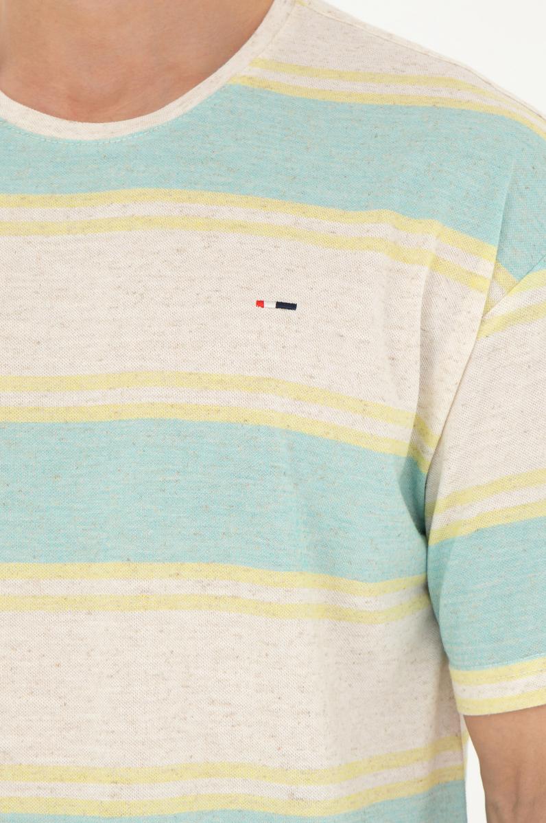 Erkek Comfort Fit Bisiklet Yaka Mint Tişört